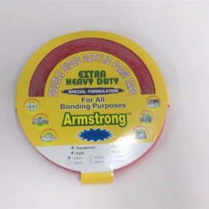 Armstrong Double Sided Acrylic Tape 9yds x 10mm