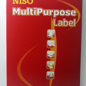 A4 Glossy Sticker 100's