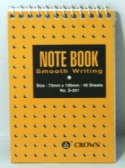 Crown ring note book S-201