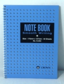 Crown ring note book S-205